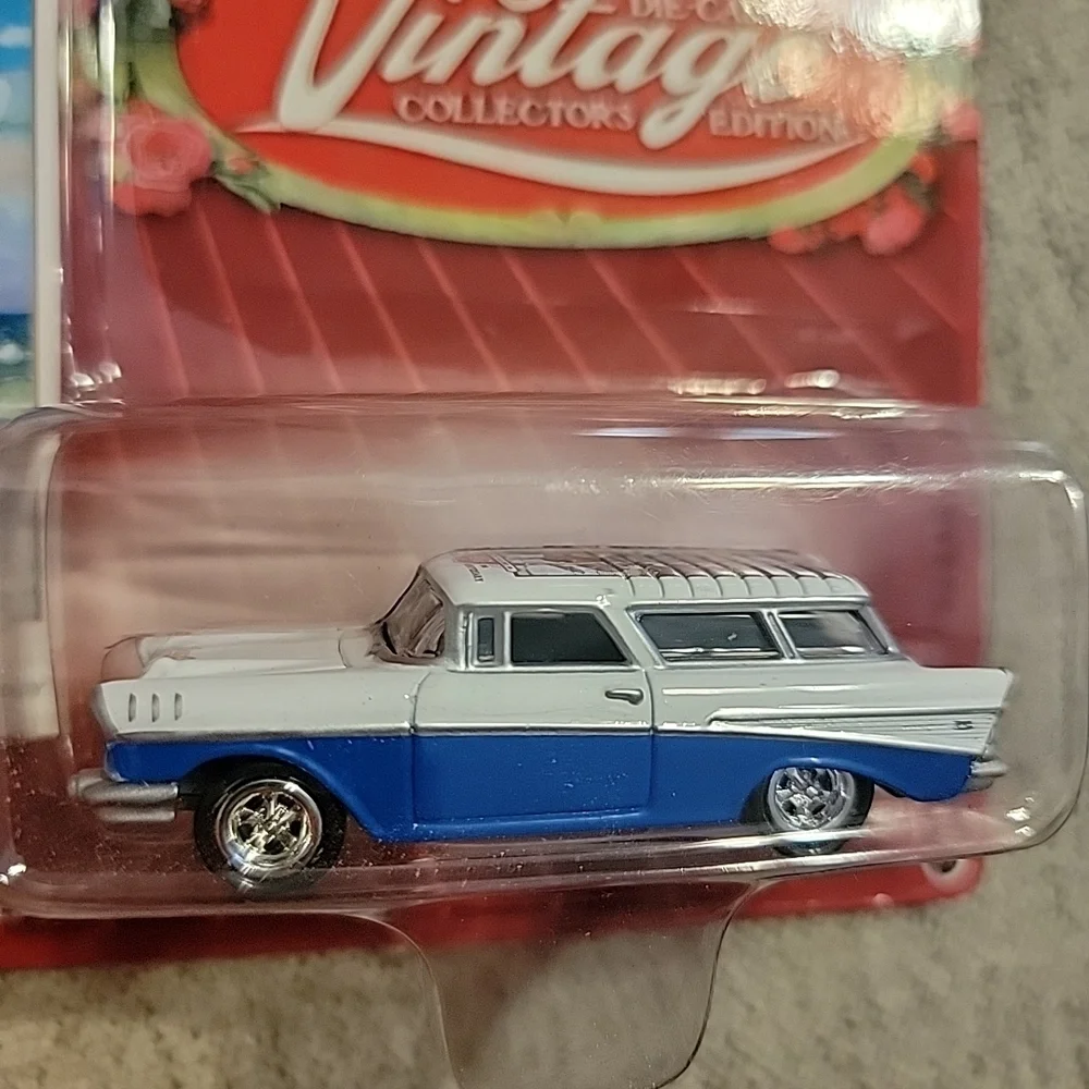 Coca-Cola Vintage Die-Cast Collector's Edition Car - White & Blue